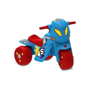 Moto Elétrica Infantil Ban 2 Marcha 6V Azul claro Bandeirantes