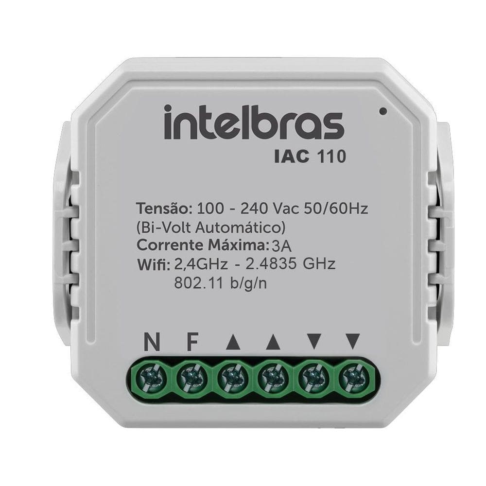 Acionador De Cortinas Smart Intelbras Iac 110 Branco
