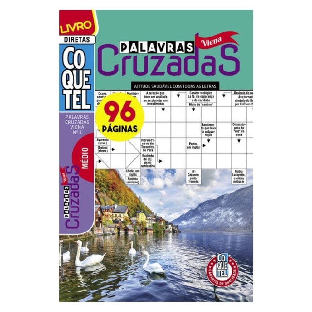 Livro Coquetel Palavras Cruzadas Viena 1
