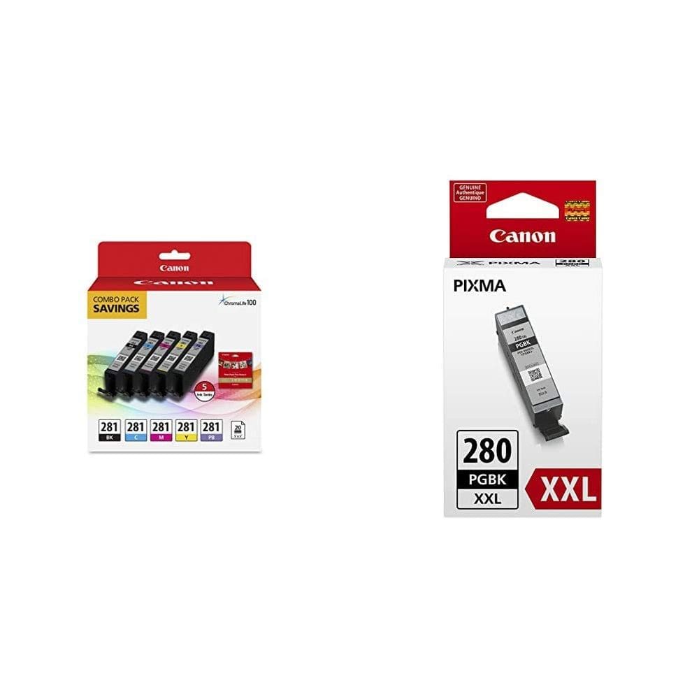 Tanque de tinta Canon CLI-281 Combo Pack PGI-280 XXL Pigment Black