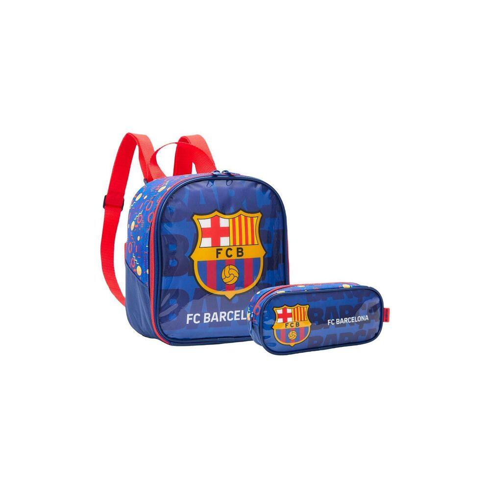 Kit Escolar Lancheira Térmica + Estojo Penal Barcelona