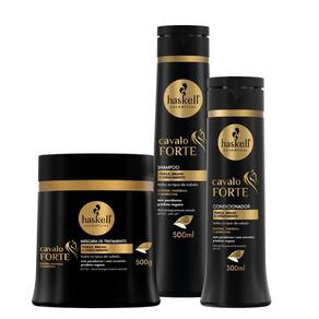 Kit Haskell Cavalo Forte Sh 500Ml Cond 300Ml Mascara 500G