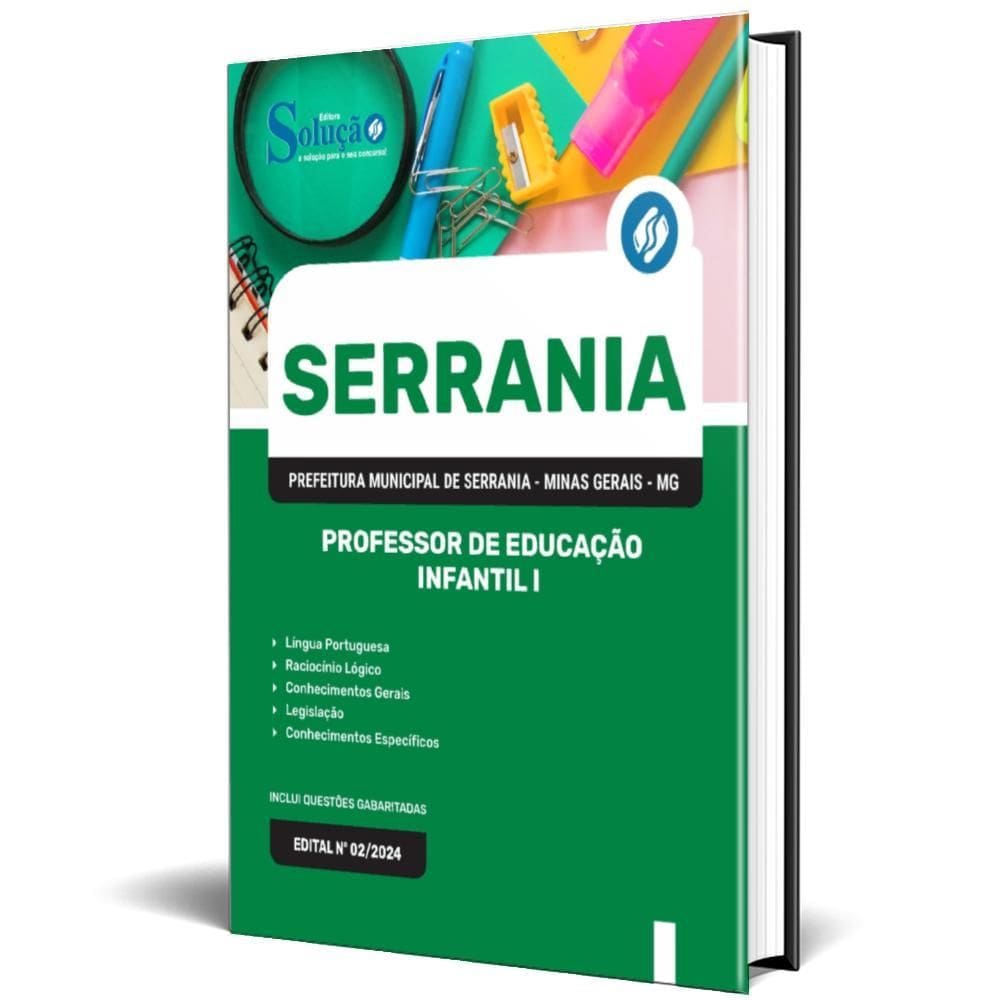 Apostila Prefeitura Serrania Mg 2024 Professor Educação