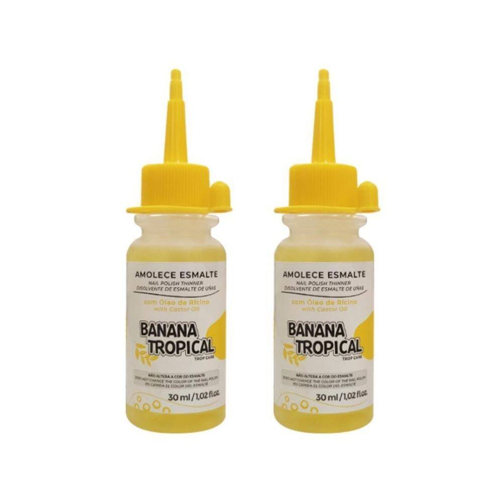 Amolecedor De Esmaltes Trop Care Oleo De Banana 30Ml - 2Un