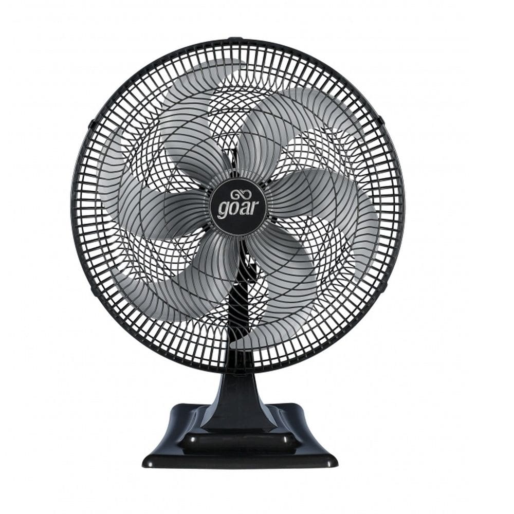 Ventilador Turbo de Mesa 50 cm 126W GoAr 3 Velocidades VT50MC1 Cinza 127V