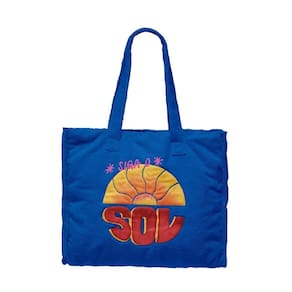 Bolsa Farm Totebag Praiana Siga O Sol Azul