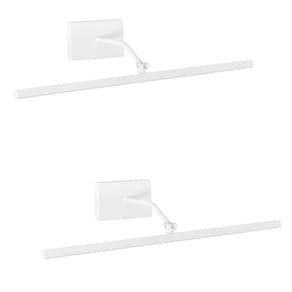 Kit 2 Luminárias Arandela Quadro Led 3000K Branco 110V