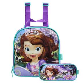 Kit Princesinha Sofia Com Lancheira Térmica E Estojo Escolar