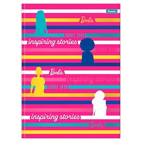 Caderno Brochura 160Fls Barbie Teen Inspiring Rosa Foroni