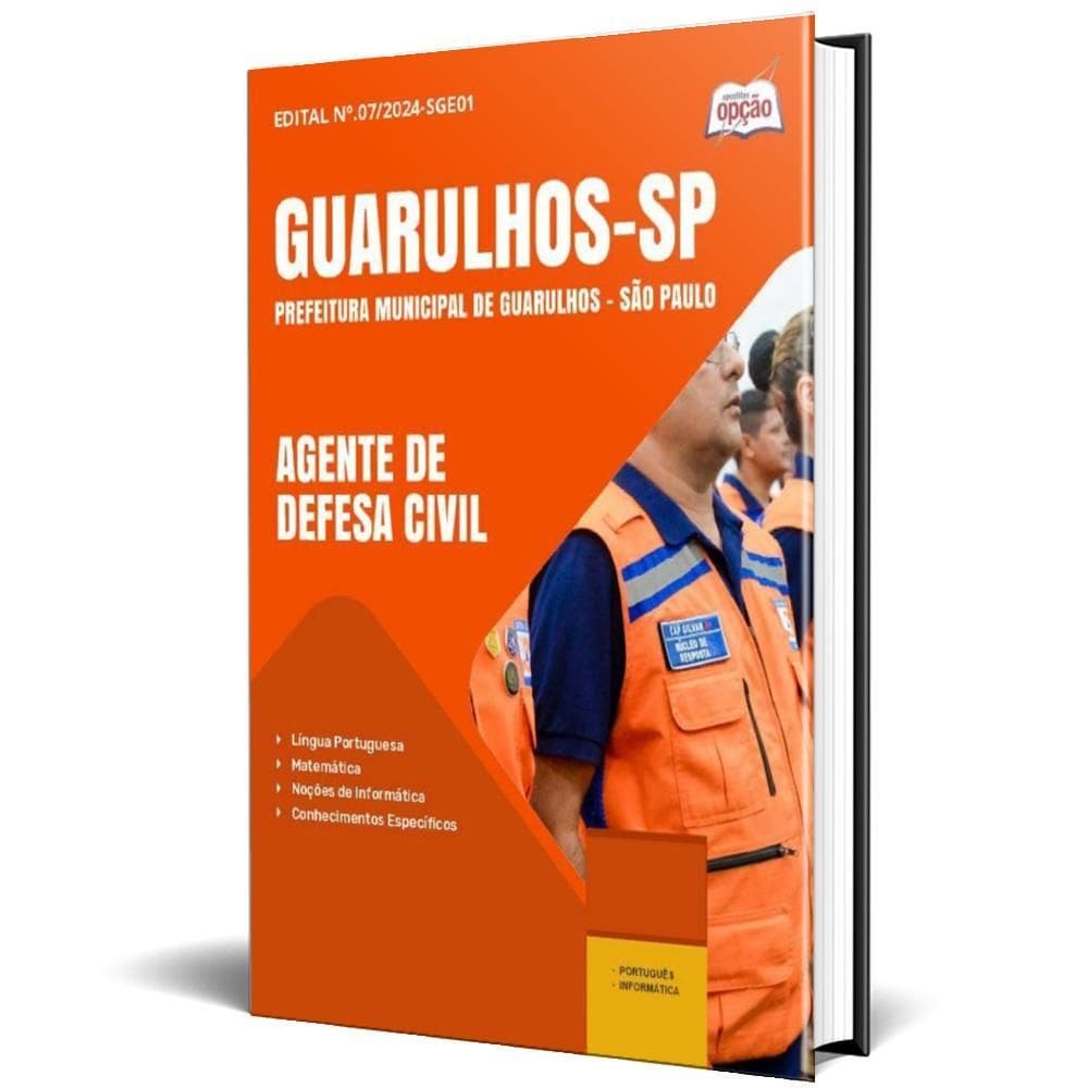 Apostila Prefeitura Guarulhos Sp 2024 - Agente Defesa Civil