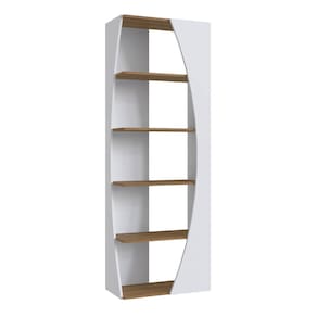 Estante Livreiro Multiuso 05 Prateleiras Branco Mell PRODDY