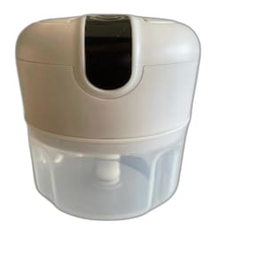 Mini Triturador Processador Automatico Eletrico Usb Azul