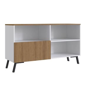 Rack TV 50 Polegadas 01 Porta 118cm Branco Mell PRODDY