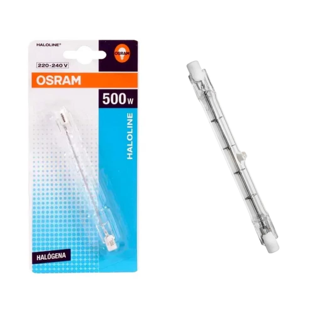 Lâmpada Halógena 500W 220-240 Osram Soquete: R7s . 114,2 Mm