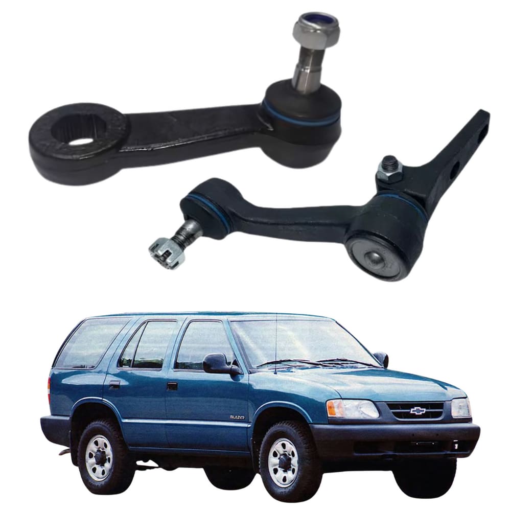 Braço Pitman + Braço Auxiliar Nakata Chevrolet Blazer 1996 A 2012 (CX . De Direção ZF)