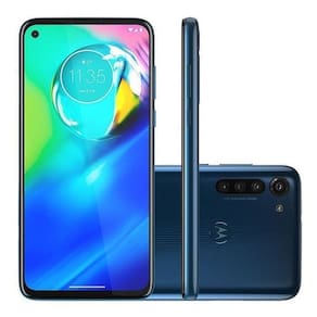 Usado: Motorola G8 Power 64 GB Azul - Muito Bom