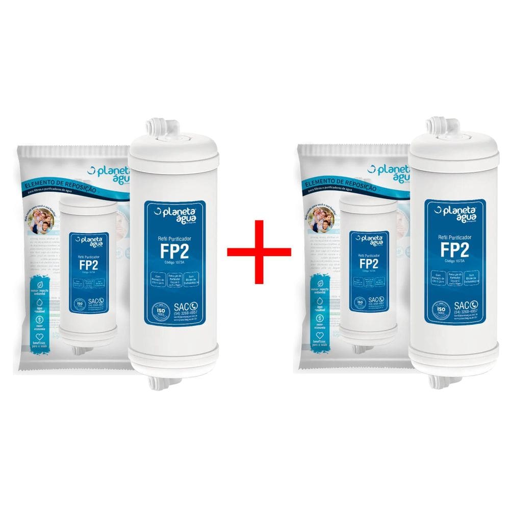 Kit Com 2 Refil Fp2 Filtros Pentair Acqua Star Logic, 1073A