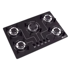 Fogão A Gás Cooktop 5 Bocas Bivolt