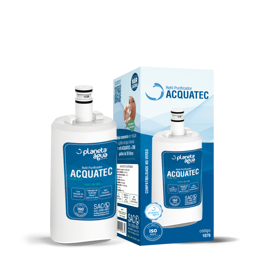 Refil Filtro Acquatec Esmaltec Purágua Acqua7