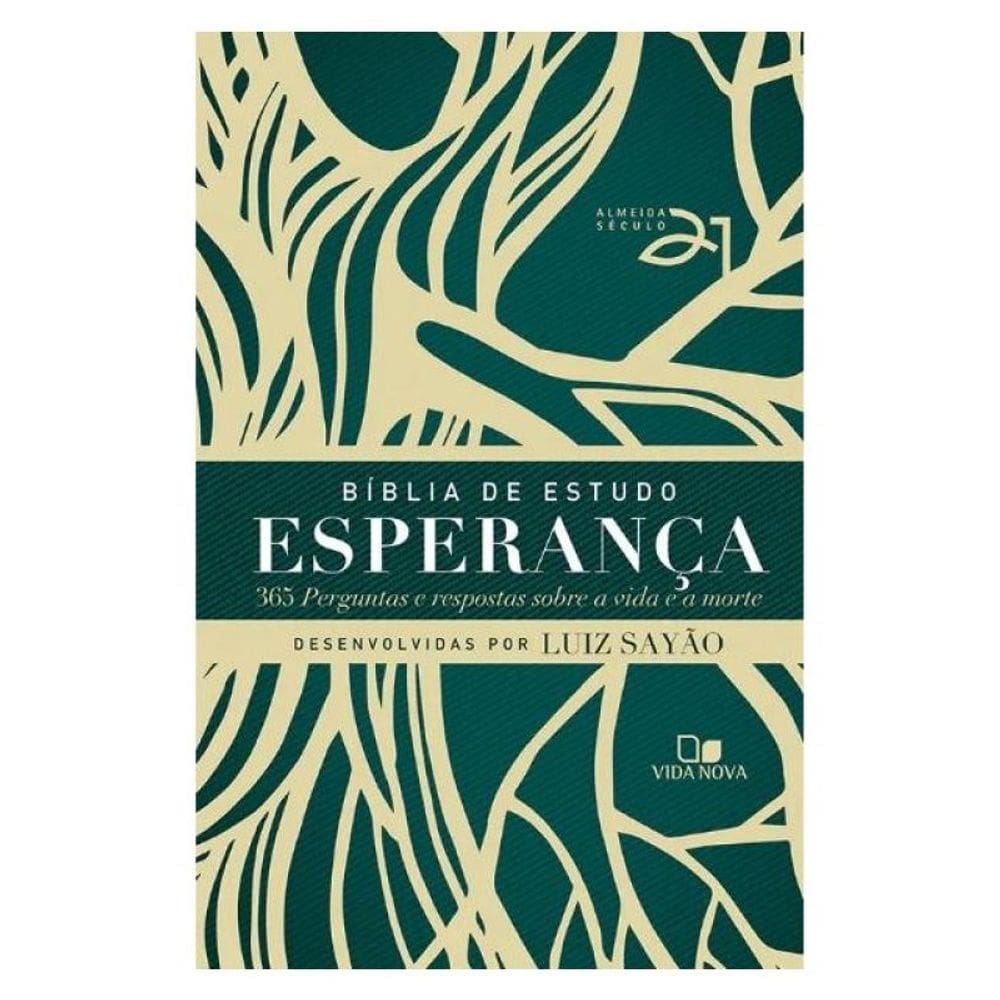 Bíblia De Estudo Esperança - Capa Dura - Árvore
