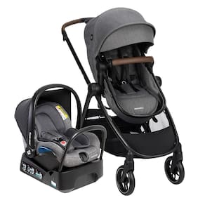 Carrinho com Bebê Conforto e Base Travel System Anna³ Trio Select Grey - Maxi-Cosi