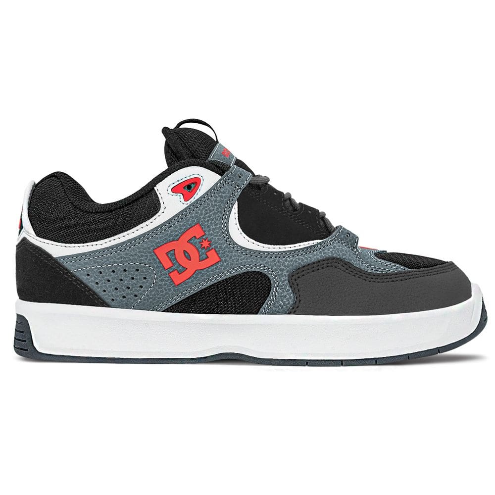 Tênis DC Unissex Couro Kalynx Zero IMP | Black Grey Red