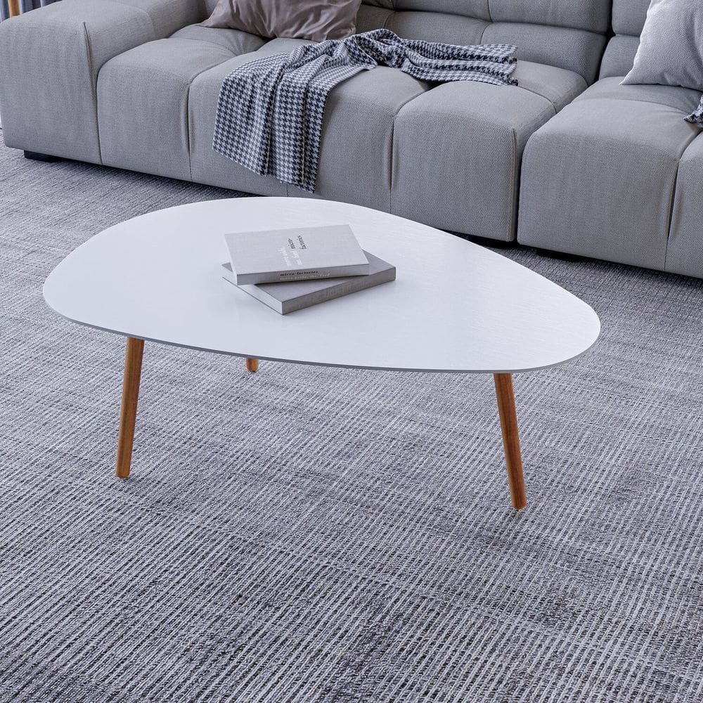 Mesa de Centro Vesta Organica 35cm X 90cm X 60cm Branco