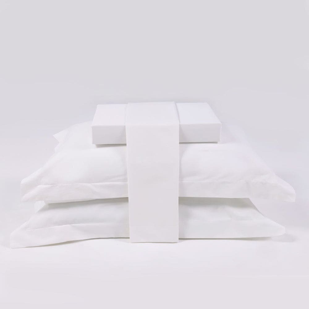 Jogo de cama 200 fios essential solteiro Branco