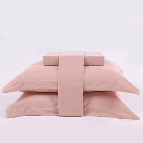 Jogo de cama 200 fios essential solteiro Rose