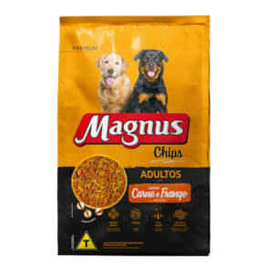 Ração Magnus Chips Cães Adultos 15kg