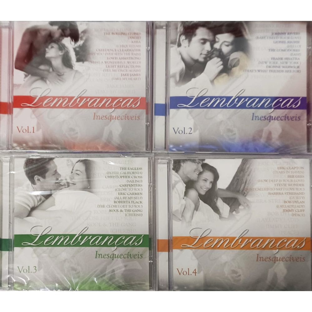 Cd Lembranças Inesquecíveis Vol 1- 2 - 3 - 4 (CDS)