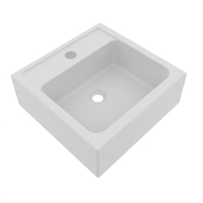 Cuba Pia Para Banheiro Quadrado Bn3630 Tecnomobili Branco