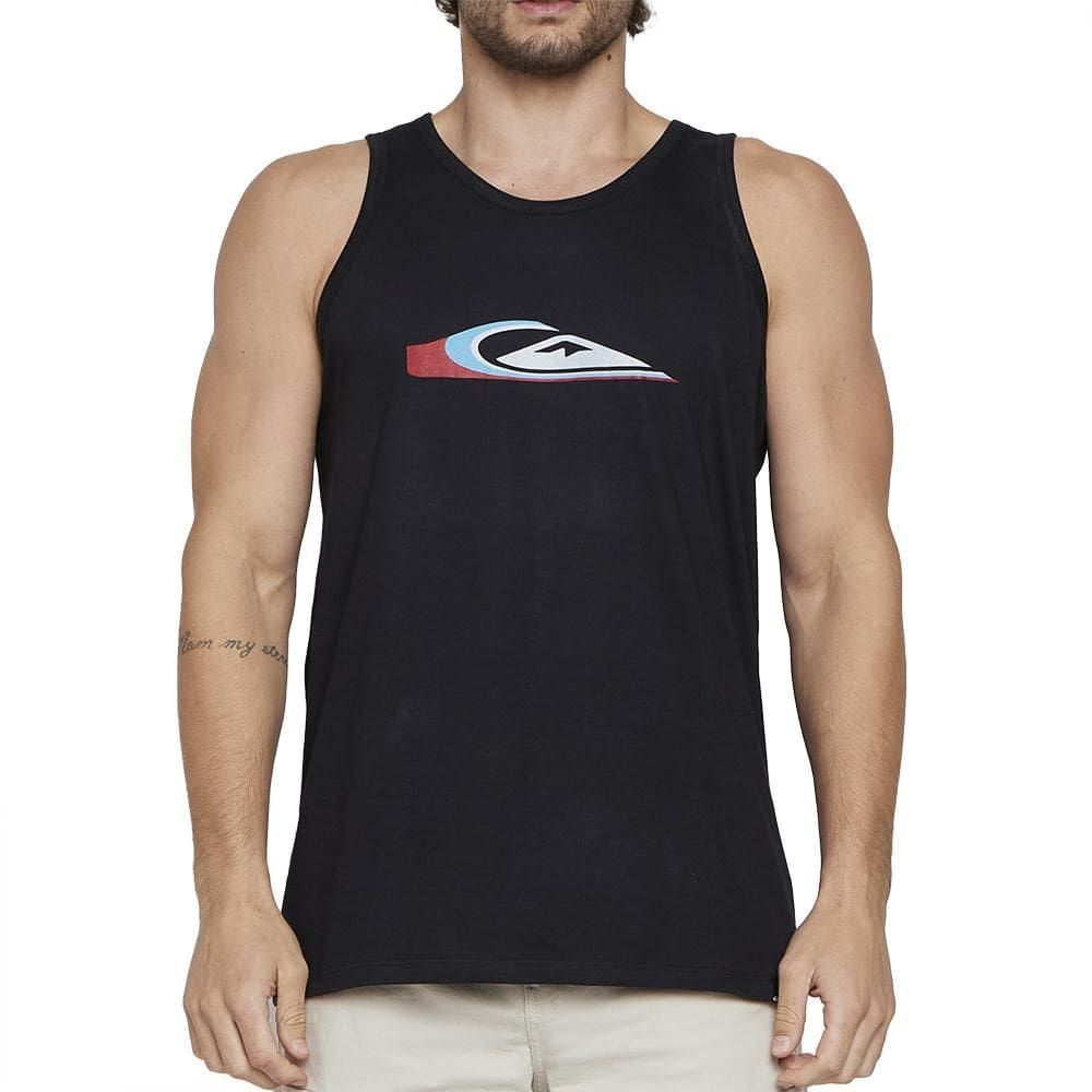 Regata Quiksilver Warp Drive SM25 Masculina Preto