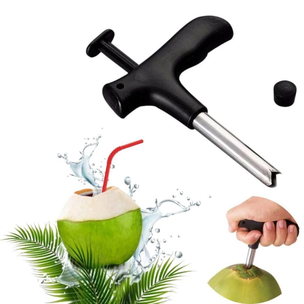 Furador Abridor Manual De Coco  Em Aço Inox