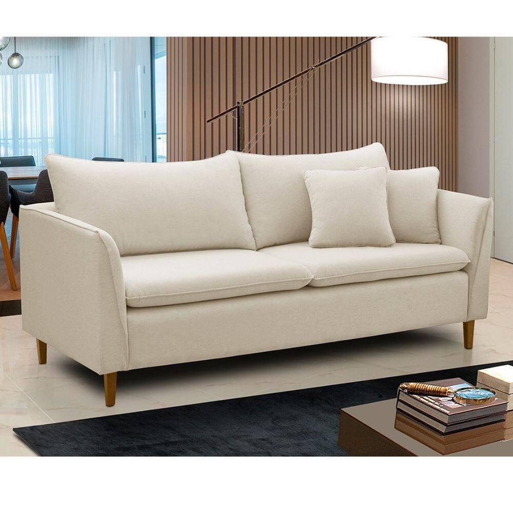 Sofá Living Kassia 2 Lugares 1,64m Porcelana Lansofbr