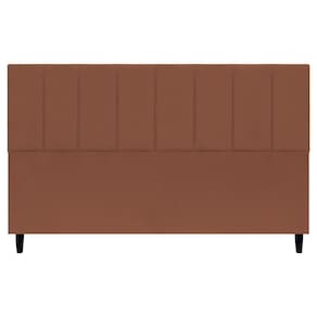 Cabeceira Decorativa Classic Para Cama King 195 Cm Suede Terracota Suede