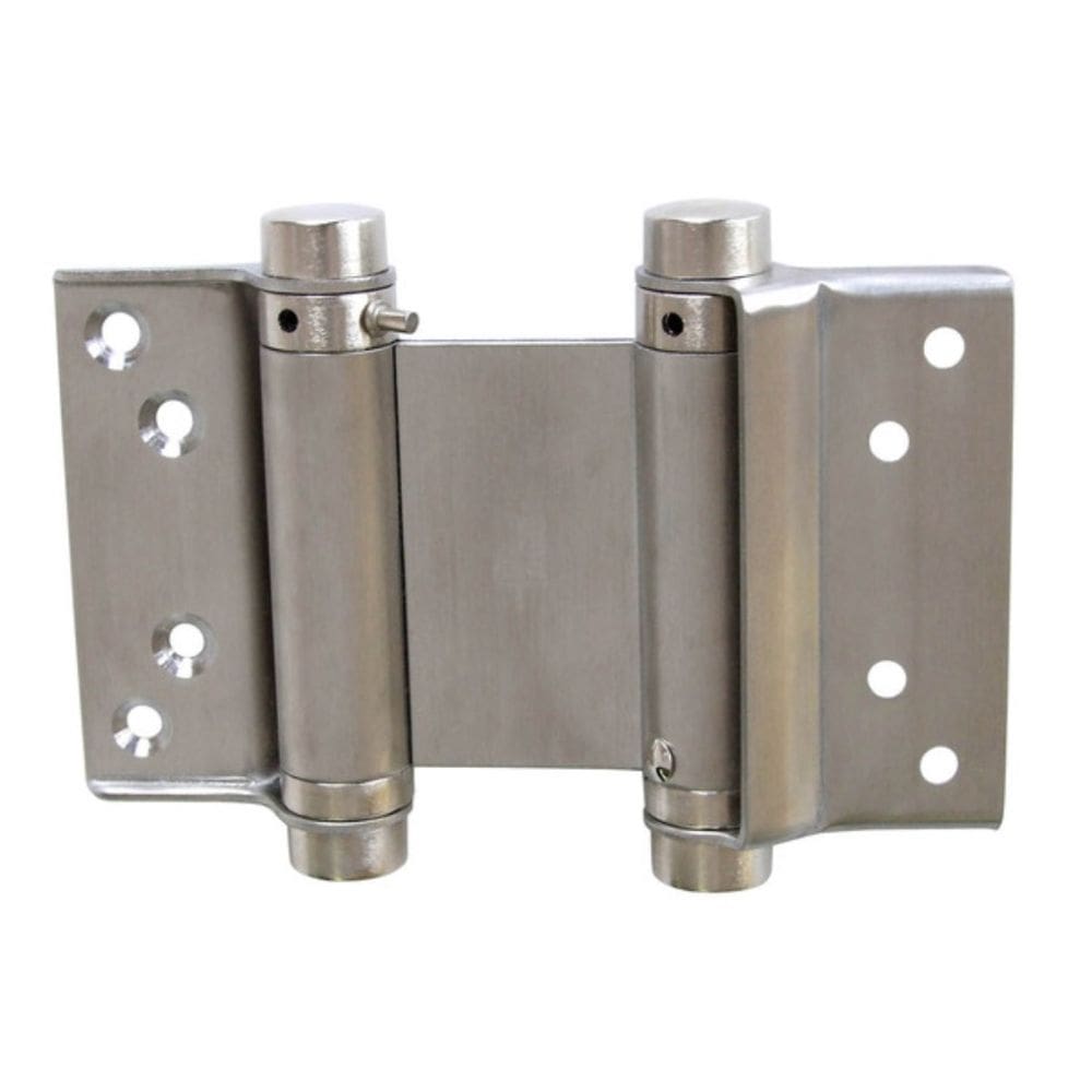 Dobradiça Porta Vai e Vem em Inox até 40Kg Cromado Pagé