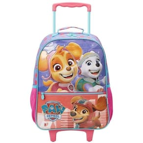 Mochila com Rodas 40cm Escolar 16 Skye Patrulha Canina Xeryus 13430