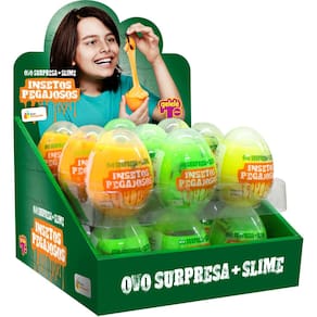 Slime Ovo Surpresa 18 Unidades Gelele