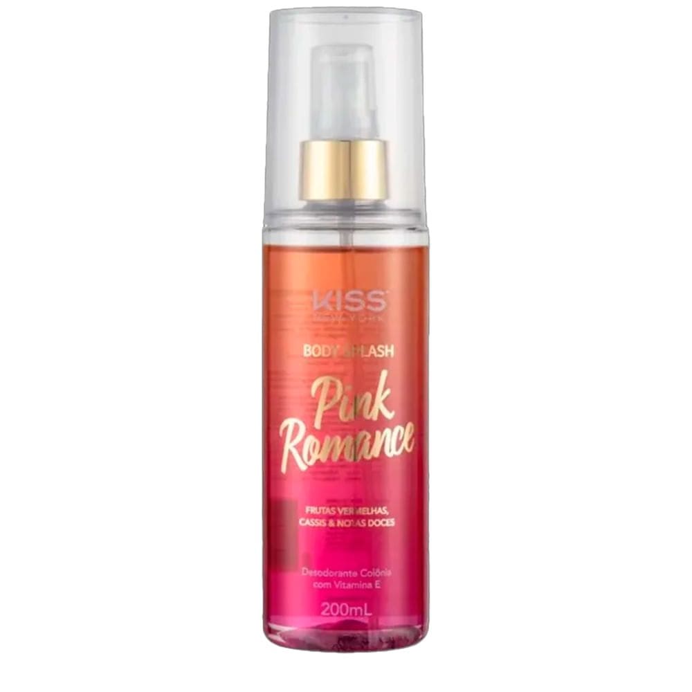 Kiss New York Pink Romance - Body Splash 200ml