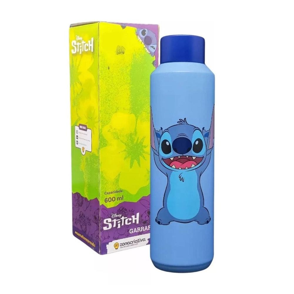 Garrafa Térmica Acqua 600ml Stitch Zona Criativa