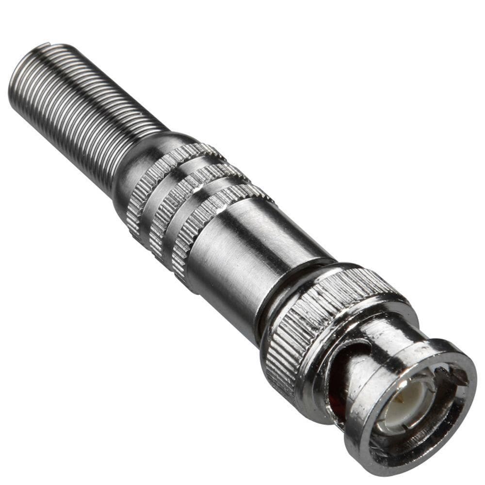 Conector Bnc Zinco Com Mola E Parafuso