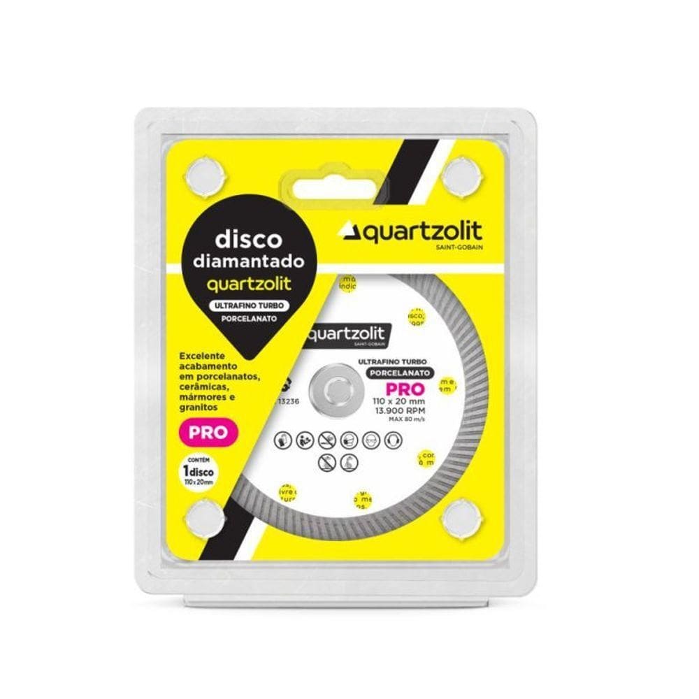 Disco Diamantado Fino Porcelanato Quartzolit