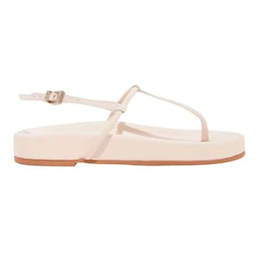 Sandália Papete Santa Lolla Verniz Off White
