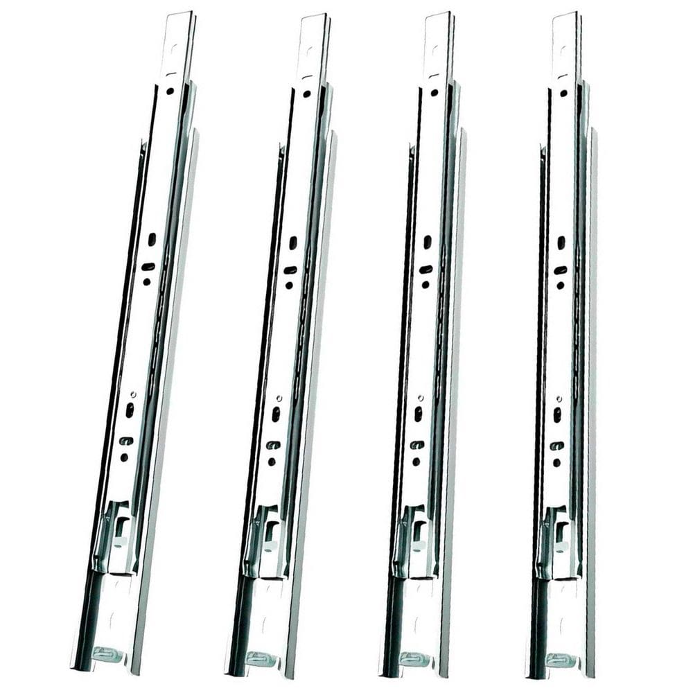 Kit 4 Corrediça Telescópica Trilho S-42 250mm Larga Soprano