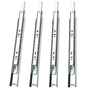 Kit 4 Corrediça Telescópica Trilho S-42 300mm Larga Soprano