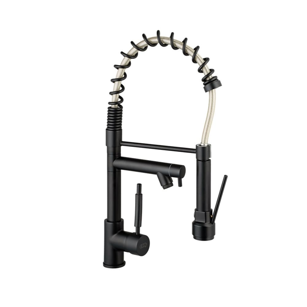 Torneira Gourmet Monocomando para Cozinha Preto Fosco - Eco