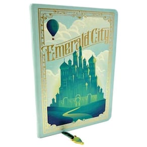 Wicked - Emerald City Journal With Ribbon Charm