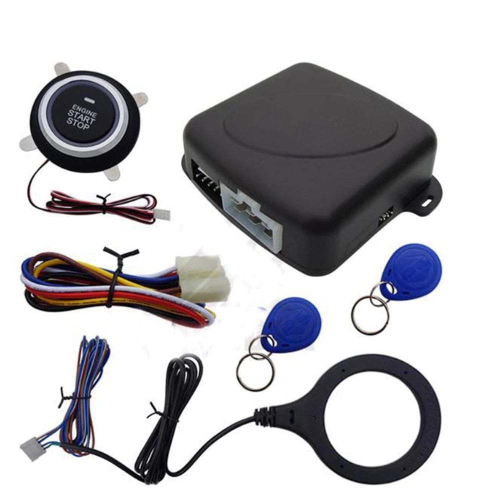 Kit Ignição Motor botão start stop + Chaveiro RFID Universal