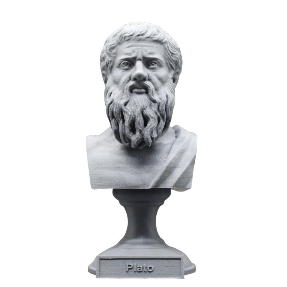 Escultura Estatua Busto Platão Filósofo Ateniense